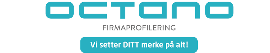 Octano - firmaprofilering - Vi setter DITT merke på alt!